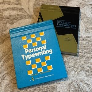 (2) Vintage Typewriting Books
